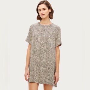 Jenni Kayne Leopard Print shift dress size XS